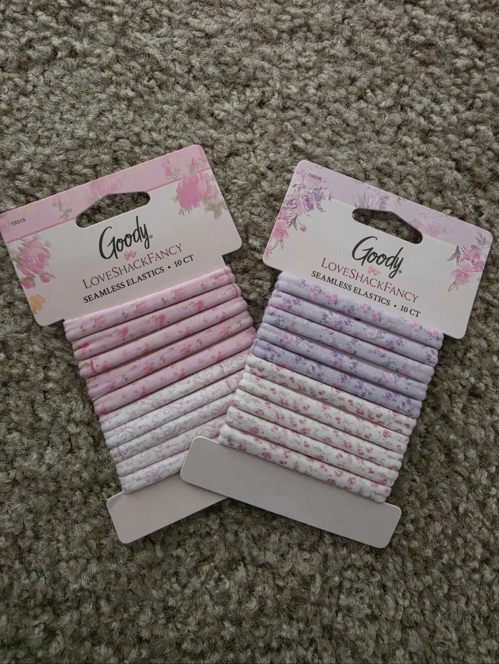 LoveShackFancy Goody x LoveShackFancy Seamless Elastics (10-count Each) 2 Packs
